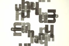 Letterpress freies Design,  57x48,5 cm