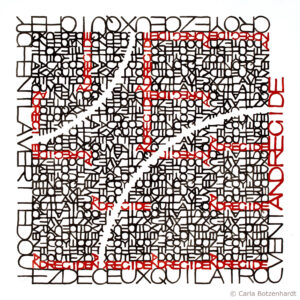 Croyez - Tusche auf Papier