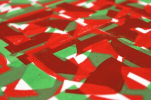 Gebrochen | Linoldruck | 2024