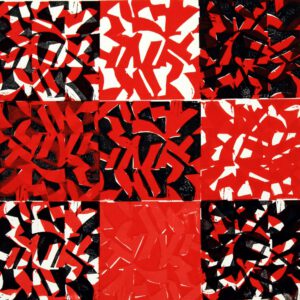 Gebrochen | Linoldruck | 2024