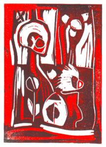 Elf | Linoldruck | A4 | 2024