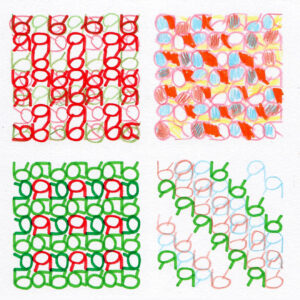 Skizzenblatt - Patterns mit dem "D"