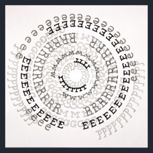 Slab Circle 2 | Tusche auf Papier | A3 | 2025